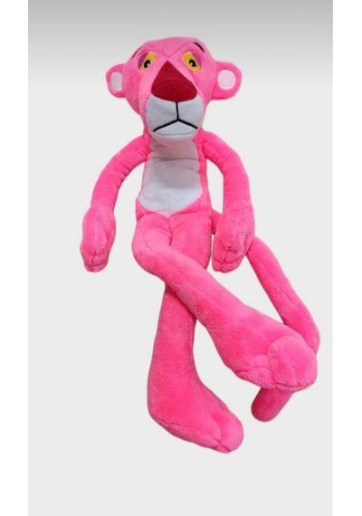 Pembe Panter 65 Cm Sevimli Ve Konforlu Uyku Yastığı Ve Sarılma Arkadaşı Dekoratif Oyuncak