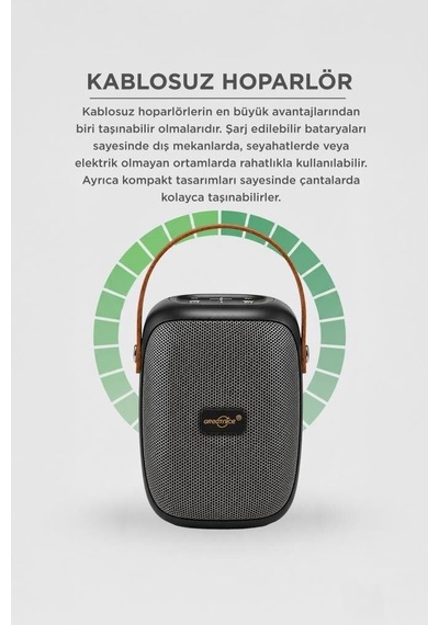 Premium Bluetooth Hoparlör Gts-1679 Siyah Müzik Işıklı Cihaz Medya Cihazı