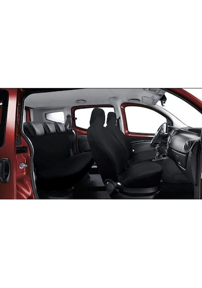Honda Siyah Otomobil Servis Kılıfı 1.kalite Penye Kumaş Ön Arka Takım 4 Parça Arka Logolu Yikanabi 1 Takım