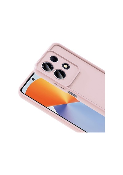 İnfinix Note 30 4g Kılıf Kamera Korumalı Zore Ananas Kapak Mürdüm