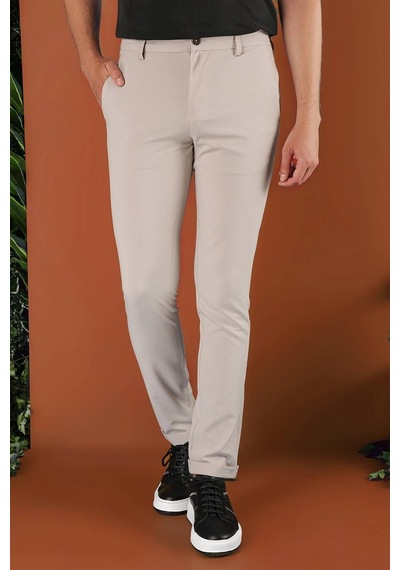 Efor Slim Fit Beli Lastikli Gofre Kumaş Bej Spor Pantolon P 1126 Bej Efor Slim Fit Beli Lastikli Gofre Kumaş Bej Spor Pantolon P 1126 Bej