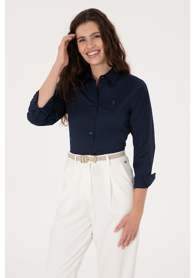 U.s. Polo Assn. Kadın Lacivert Gömlek Basic 50298091-vr033 Lacivert