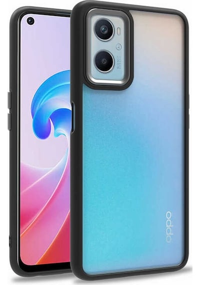 Oppo A96 4G Kılıf Kamera Nikelaj Kenar Renkli Kapak