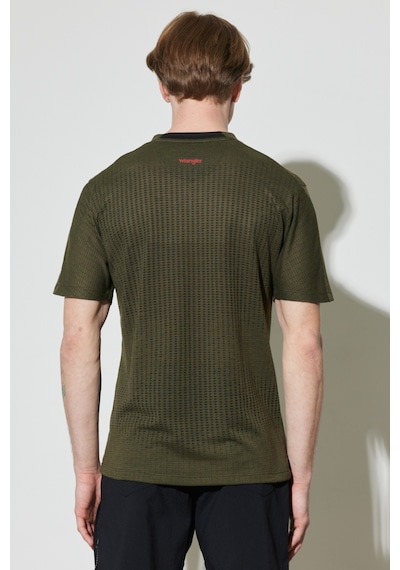 All Terrain Gear Regular Fit Normal Kesim Bisiklet Yaka Haki Tişört W231708801 Haki