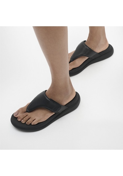 Roncato 090 All Black Terlik Kadın Diğer Iw1-090 /675 /a99 Fitflop F-mode Go Adjustable Flatform Toe-post Siyah