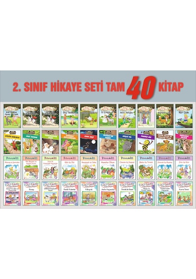 Ata 2.Sınıf Hikaye Seti 40 Kitap