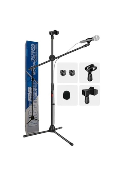Lastvoice Ms06s Mikrofon Standı - Mikrofon Sehpası Sünger Ve Tutacak Dahil