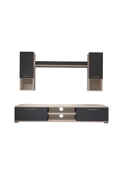 Decoraktiv Eko 5da Mdf Dvd Tv Ünitesi Tv Sehpası Beyaz - Antrasit