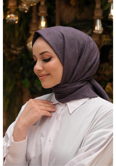 Bambu Kraş Eşarp Tesettür Giyim, Hafif, Rahat, Şık, Yüksek Kalite, Hijab, Scarf, Shawl Füme