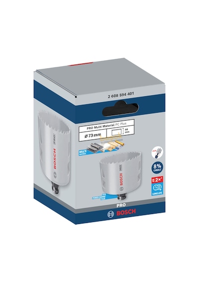 Bosch Pro 73 Mm Pc Delik Testeresi Hss %8 Kobalt 2608594401