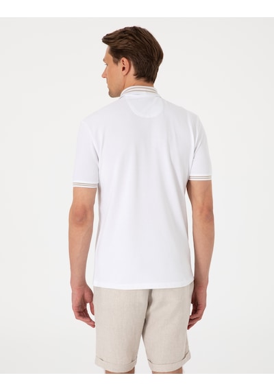 Pierre Cardin Erkek Beyaz Tişört 50302607-vr013 Beyaz