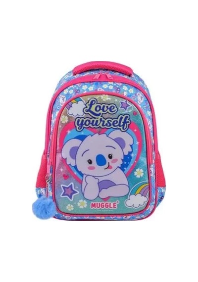Okul Çantası Cute Koala Mavi Mu-8744 Çok Renkli