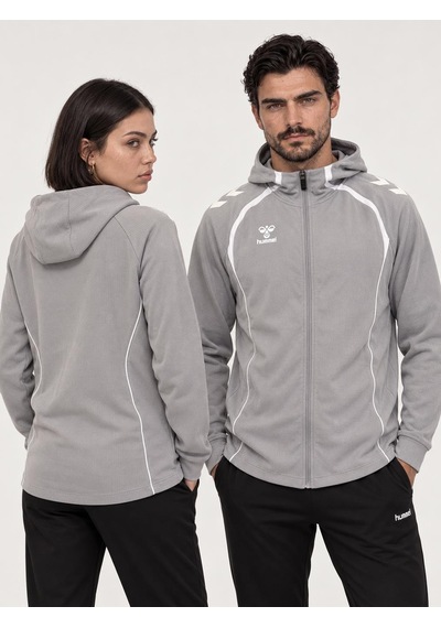 Hummel Target Kapüşonlu Kamp Eşofman Üstü Gri