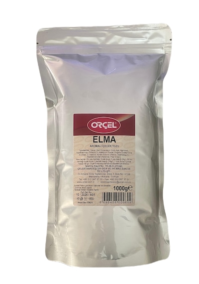 Orçel Elma Aromalı İçecek Tozu Oralet 1 KG