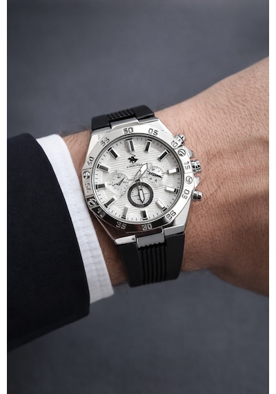 Audemars Piguet Model Silikon Kayış Erkek Kol Saati Gümüş-siyah - 814725731 Siyah