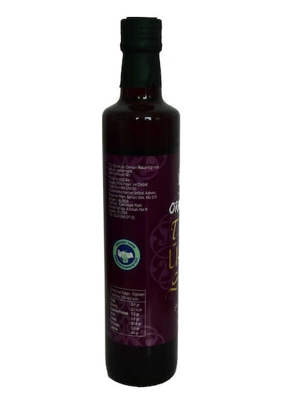 Saygın Bio Tarihi Organik Üzüm Sirkesi Cam Şişe 500 ML