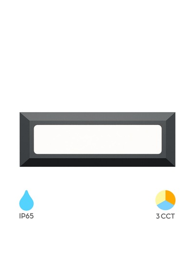 3w Modern Beyaz 3 Renk Slim Led Armatür - Yüksek Verimli Siyah