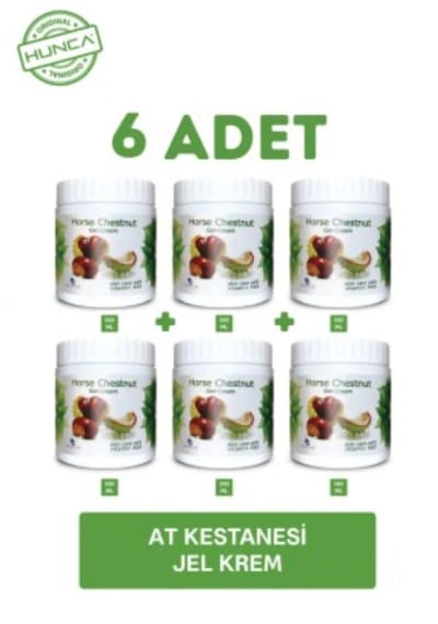 Celestıque At Kestanesi Jeli Kas ve Eklem Masaj Kremi 6 x 500 ML