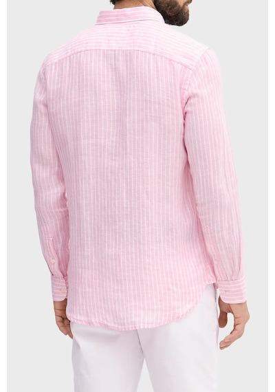 Tommy Hilfiger Çizgili Keten Regular Fit Uzun Kollu Gömlek Erkek Gömlek Mw0mw42400 0d1 Pembe-beyaz Tommy Hilfiger Çizgili Keten Regular Fit Uzun Kollu Gömlek Erkek Gömlek Mw0mw42400 0d1 Pembe-beyaz
