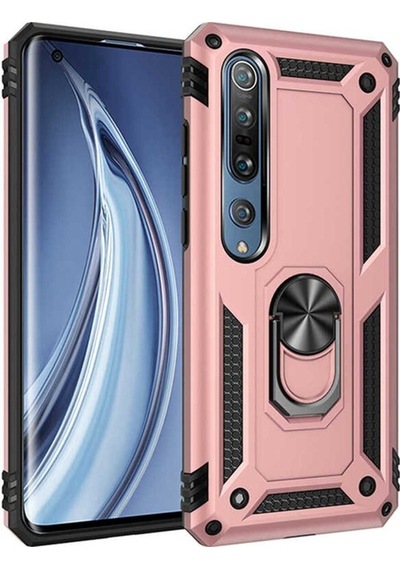 Xiaomi Mi Note 10 Lite Kılıf Zore Vega Kapak Rose Gold