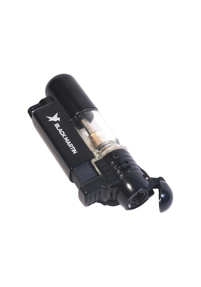 Black Martin Tek Torch Pürmüz Siyah Puro Çakmağı - Tr9285