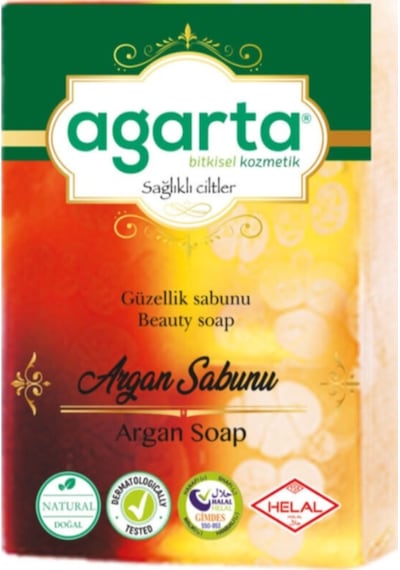Agarta El Yapımı Doğal Argan Yağlı Katı Sabun 150 G