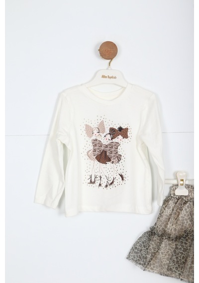 Xo Kids Kız Çocuk Alt Üst Etek Takım 6-36 Ay 3088 Mavi