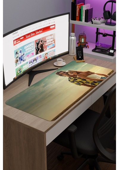 Outer Banks V2 90x40 Xxl Gaming Kauçuk Kaymaz Taban Mouse Pad Fare Altlığı