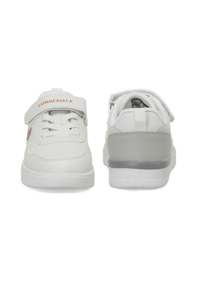Lumberjack Rıck Jr 5pr Beyaz Erkek Çocuk Sneaker 000000000102021758 Beyaz-Turuncu