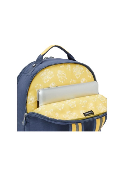Kipling Seoul Lap Window Minions Large Sırt Çantası Dungaree Blue Kı83456mı