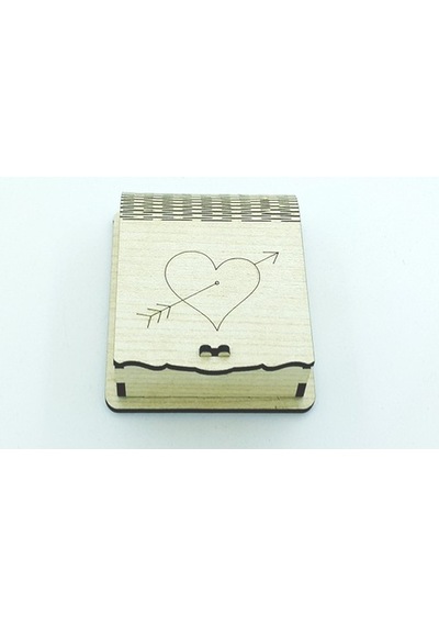 Sevgiliye Hediye Dekoratif Alyans Kutusu