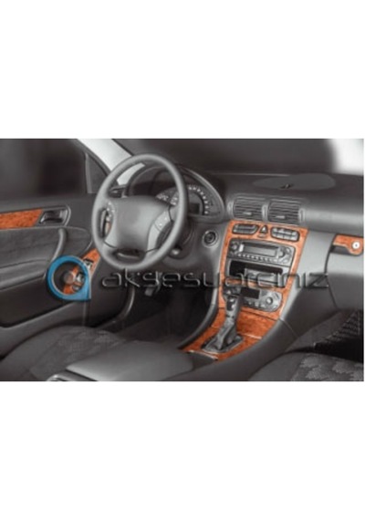 Meriç® Mercedes C Serisi Ön Torpido Kaplama 16 Parça 2000-2006 (530157832)