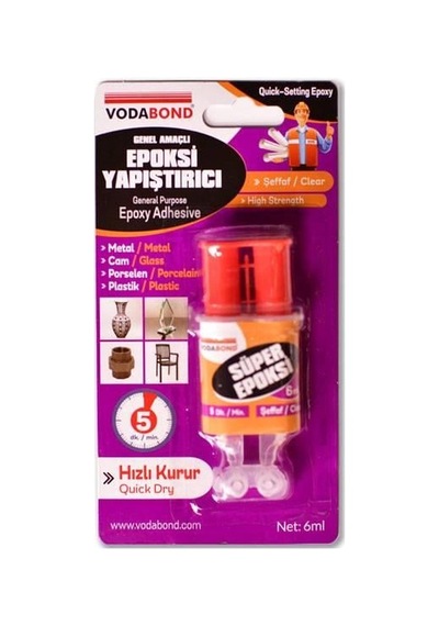 6ml Şırınga Epoksi Yapıştırıcı 1 Adet Diğer