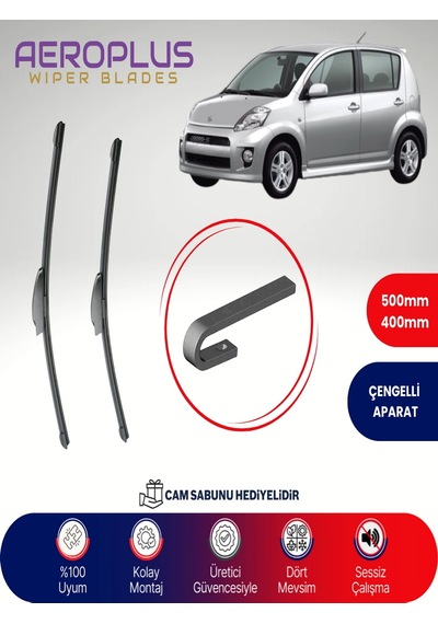 Aeroplus Daihatsu Sirion Muz Silecek Takımı 2005-2009