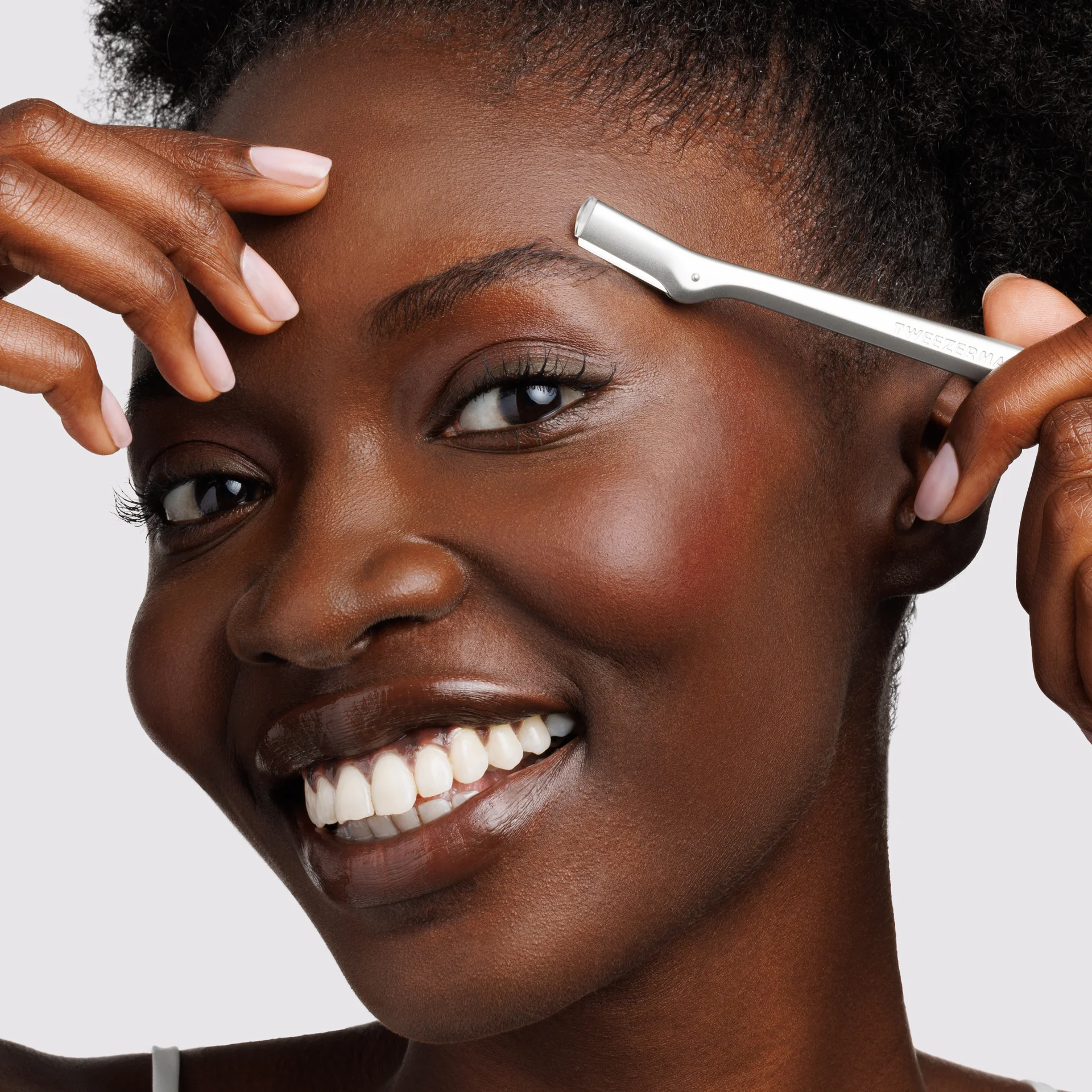 Tweezerman Brow Razor - Kaş Usturası Gri