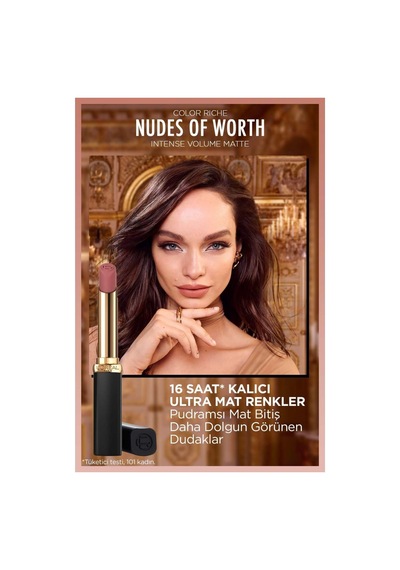 Color Riche Intense Volume Matte Ruj - 550 Nude Unapologetic Çok Renkli