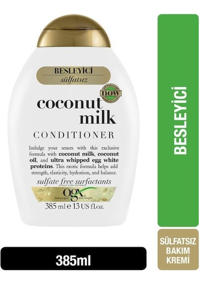 OGX Coconut Milk Sülfatsız Bakım Kremi 385 ML