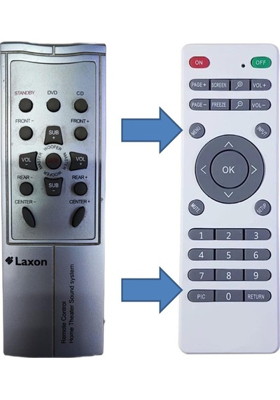 Laxon S26 5+1 Surround Sound Sistem Ses Sistemi Kumandası