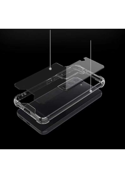 Galaxy S22 Uyumlu Zore Nitro Anti Shock Silikon-renksiz Renksiz