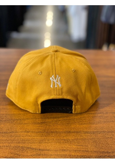 Hamze Ny Yankees Hardal Sarı Hiphop Snapback Rapper Basket Cap Şapka Hardal
