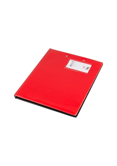 Evrak Sunum Firma Klasörü Sekreterlik Çift Mekanizmalı A4 Ring Binder File 250 Yaprak Kapasiteli 23x31 Cm. Kırmızı