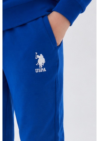 U.s. Polo Assn. Erkek Çocuk Bisiklet Yaka Pigment Baskılı Kışlık Regular Fit Mavi Eşofman Takımı Us2135-c-v4 Us2135-c-v4