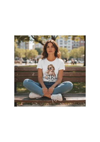 Urbantrendstore Unisex Genç Kız Stili Oversize Fit Rahat Geniş Salaş T-shirt Günlük Tişört Beyaz