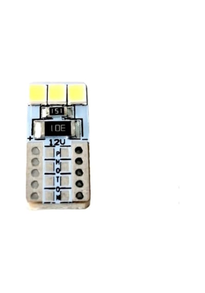 Megamarket06 W5w T10 Dipsiz Led Tavan Park Plaka Ampulü 9 Adet
