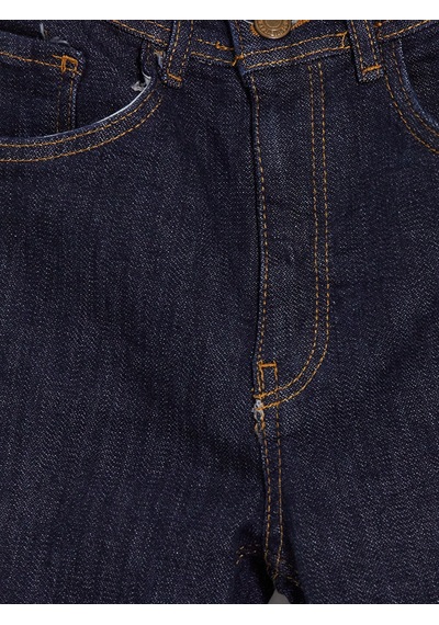 Lcw Jeans İndigo Yüksek Bel Straight Fit Kadın Jean Pantolon