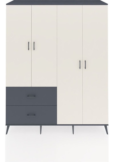 Kronos Gardrop 4 Raflı 2 Çekmeceli 2 Askılı 176x59x221 Antrasit-aytaşı/antrasit Aytaşı/antrasit Kronos Gardrop 4 Raflı 2 Çekmeceli 2 Askılı 176x59x221 Antrasit-aytaşı/antrasit Aytaşı/antrasit