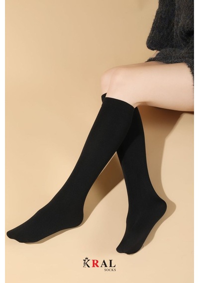 Kral Socks Çizme Çorabı Kışlık Havlu Termal Polar Cotton 4 Çift -15 C Isı Koruma Asorti
