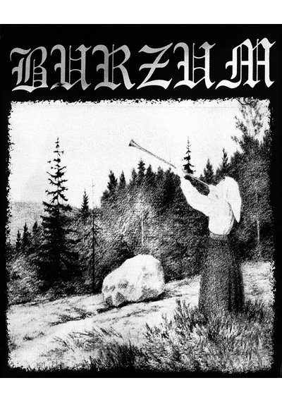 Zepplin Giyim Burzum Filosefem Büyük Sırt Patch Yama Siyah