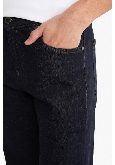 Defacto Sergio Regular Fit Normal Kalıp Normal Bel Boru Paça Jean Pantolon F4618ax25aunm34 Mavi