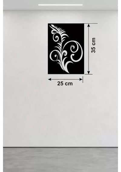 Geleneksel Çiçek Desenli Ahşap Duvar Tablosu - 25x35 Cm Lazer Kesim Dekoratif Pano Renkli